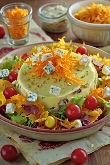 Aunt Myrna's Party Cheese Salad Recipe