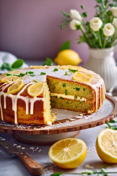 Mary Berry Lemon Courgette Cake Recipe